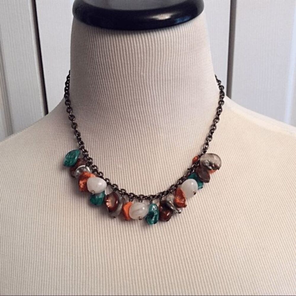 Boutique Multi-Color Glass Bead Necklace